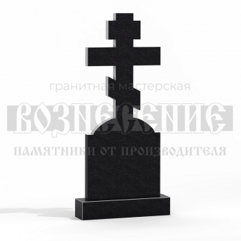 Резной памятник в форме креста № 19
